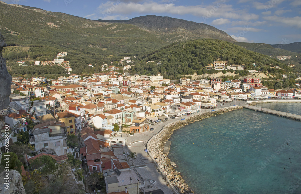 parga greek tourist resort