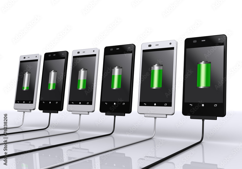 スマートフォンの充電 スマートフォンの充電