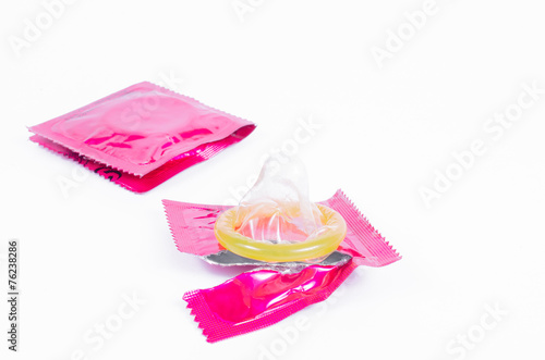 unwrap yellow condom
