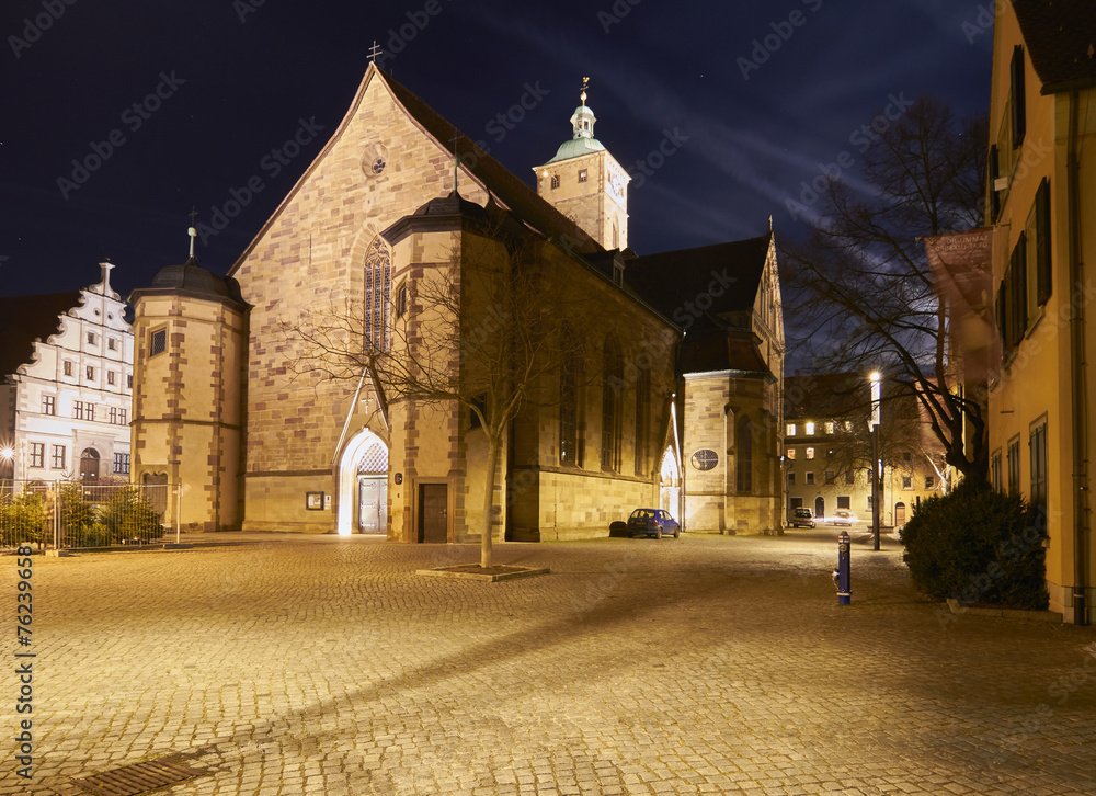 Historischer Stadtkern Schweinfurt, Unterfranken, Deutschland