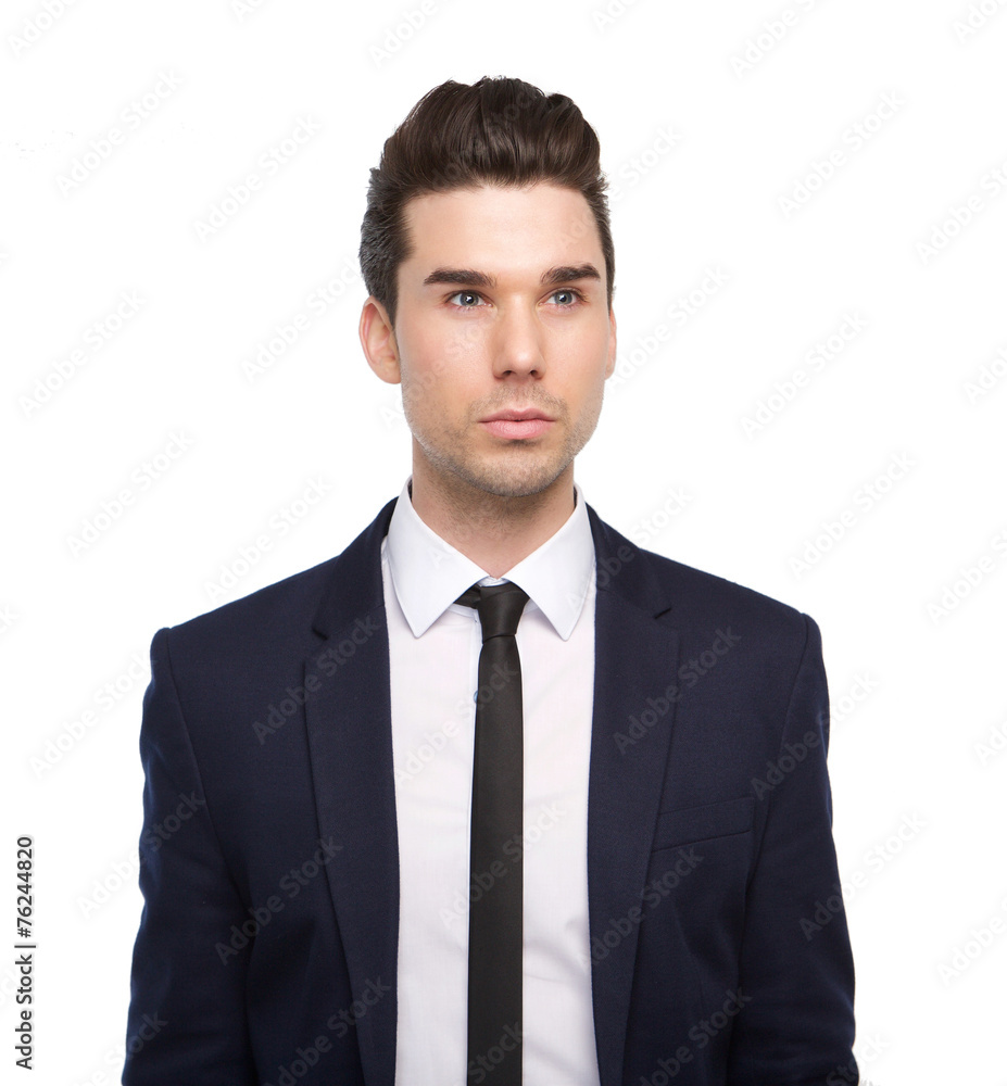 Trendy young man with jacket and tie Trendy young man with jacket and tie