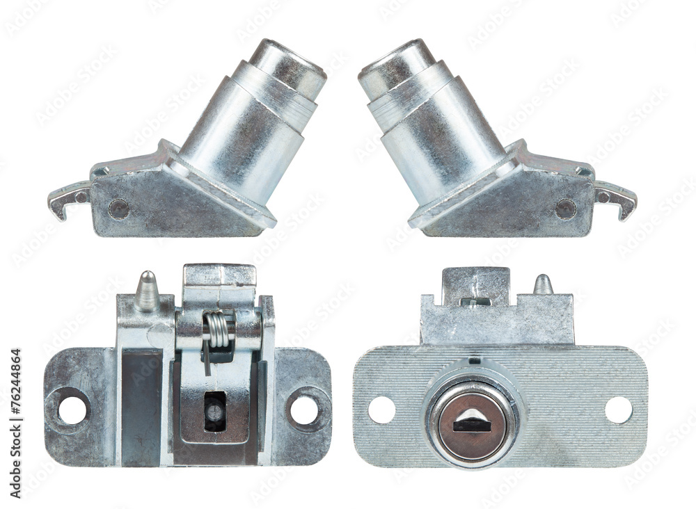 Car's trunk lock. View from different angles Car's trunk lock. View from different angles
