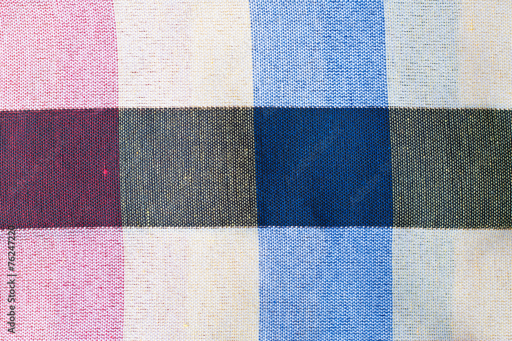 Fototapeta premium Closeup texture of Fabric, Thai style loincloth