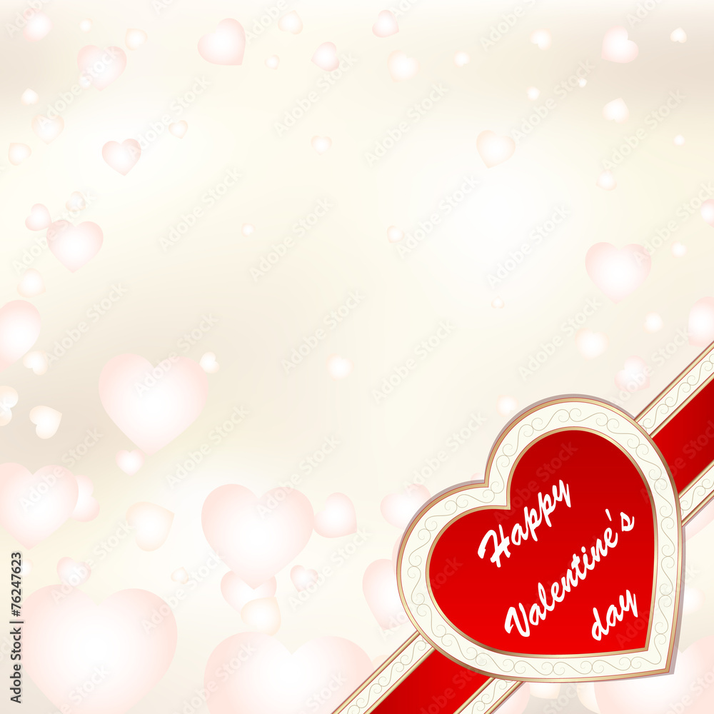 Valentine's day greeting card