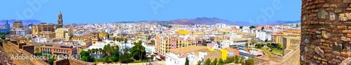 Fototapeta Naklejka Na Ścianę i Meble -  Panoramic city of Malaga, Spain