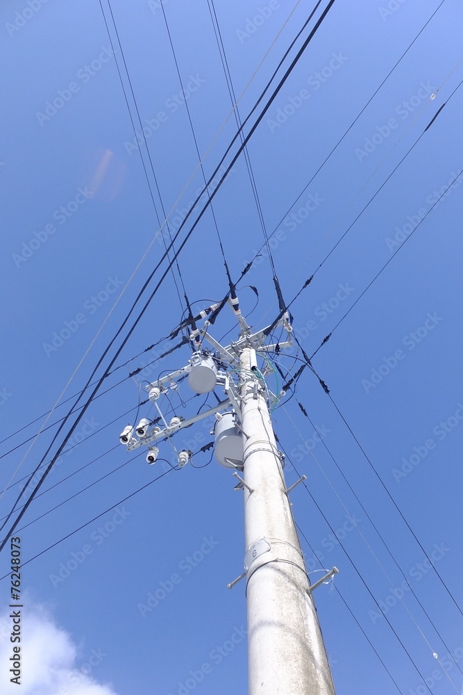 交差する電線・エネルギー 交差する電線・エネルギー