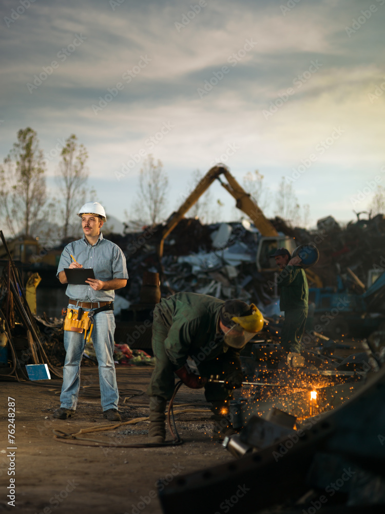 Fototapeta premium scrapyard