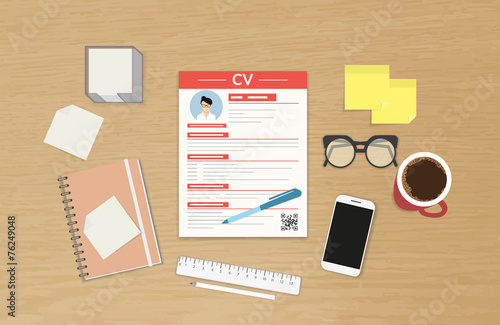 CV template presentation