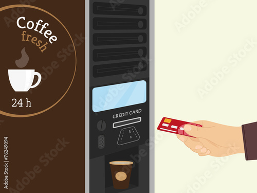 Coffee vending machine