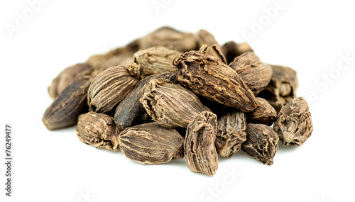 Macro closeup of cardamom seeds