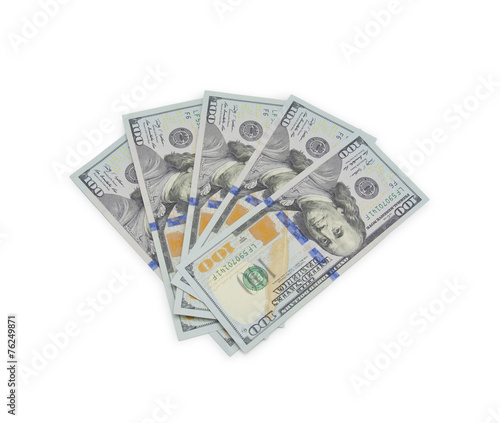 dollars currency isolated