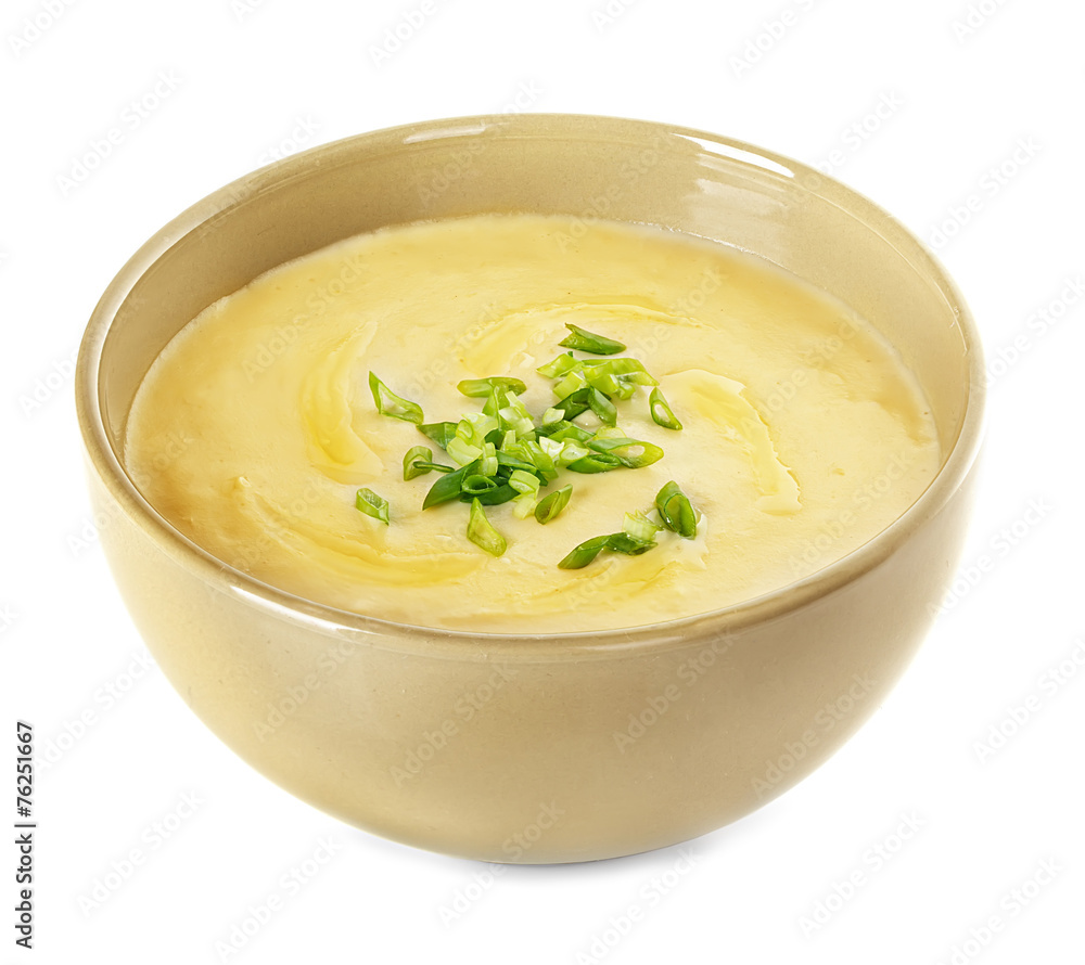 Vichyssoise, traditional french soup