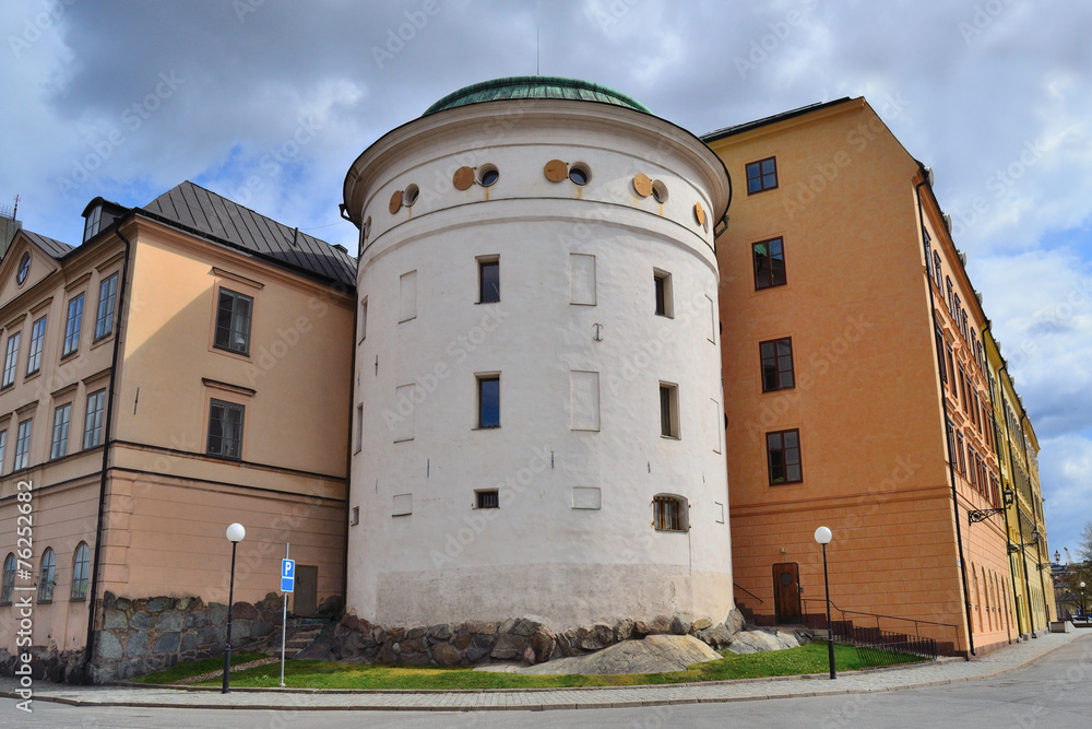 Stockholm. Old architecture on Riddarholmen Stockholm. Old architecture on Riddarholmen