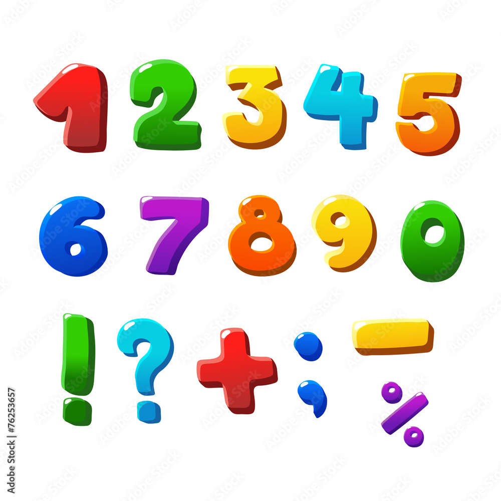 Colorful numbers set Colorful numbers set