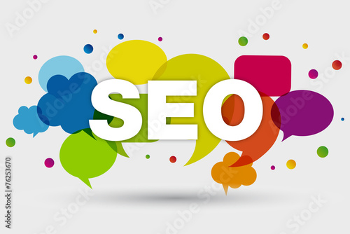 SEO strategy cloud concept