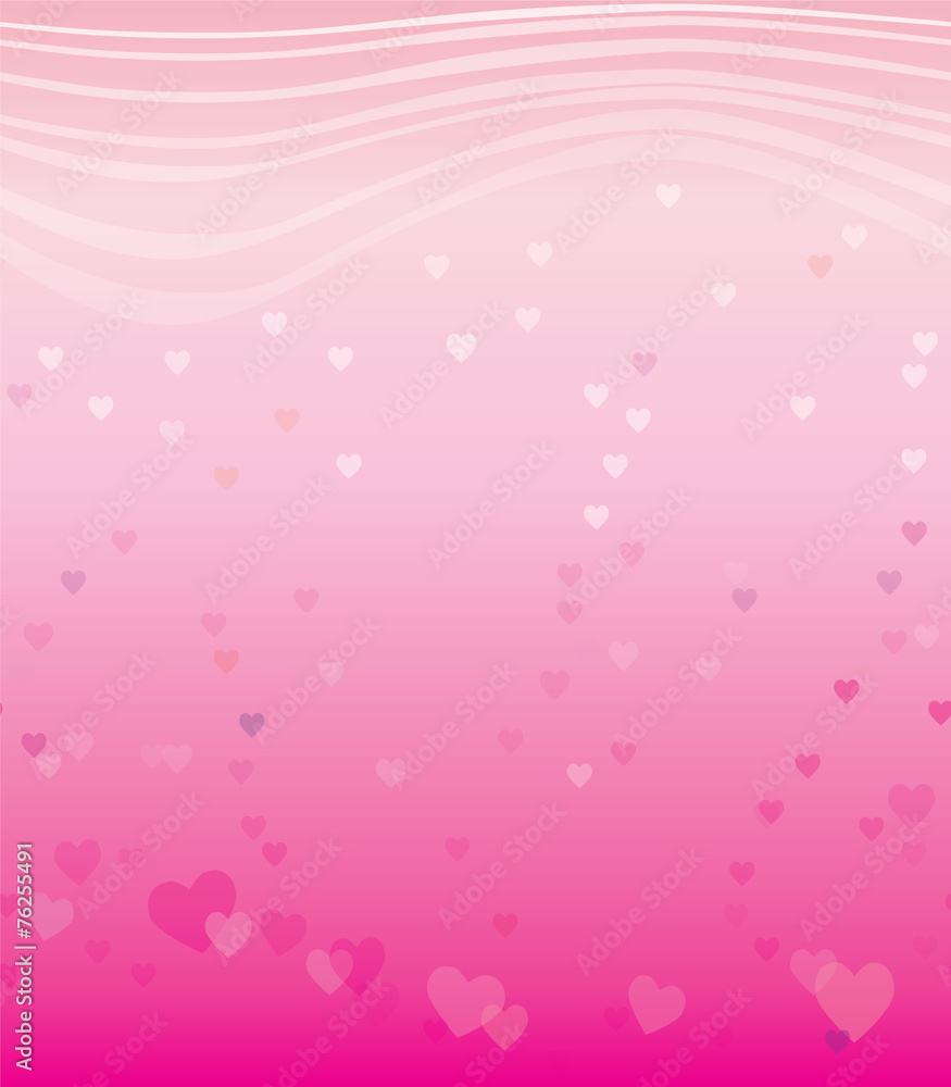 horizontal seamless texture with hearts