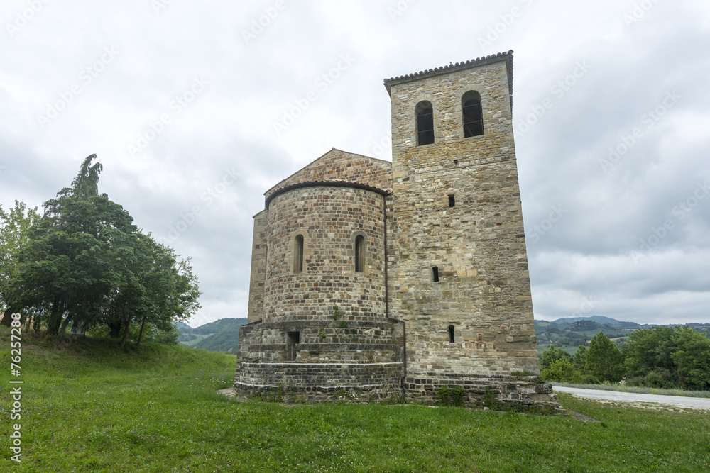 Montefeltro (Marches, Italy): medieval church
