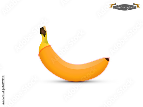 banana with condom vector