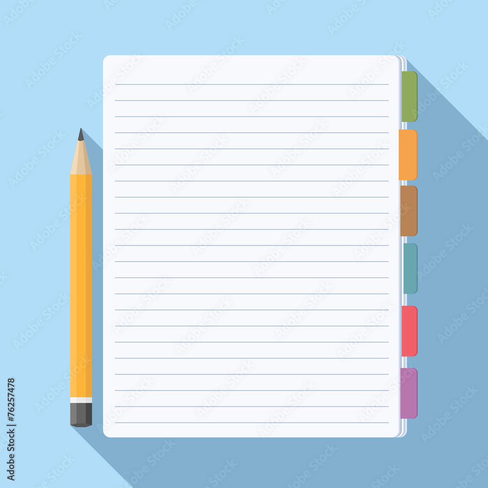 Notepad with Bookmarks Notepad with Bookmarks