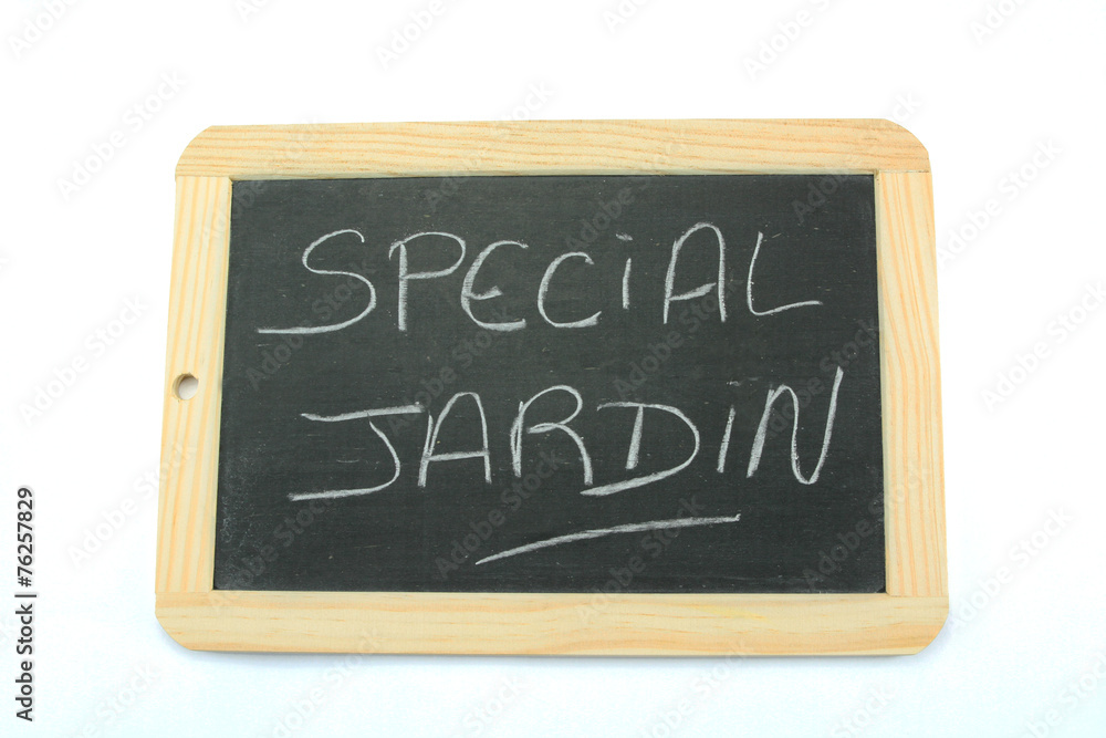 ardoise spécial jardin