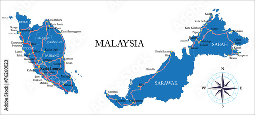 Malaysia map