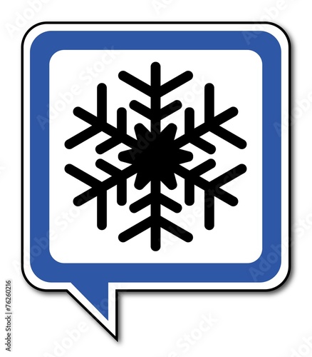 Logo froid. Neige.