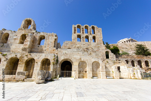 Monuments in Athens around acropolis