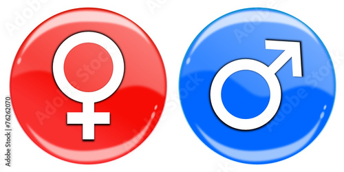 Mann Frau Button Symbol  #150119-08