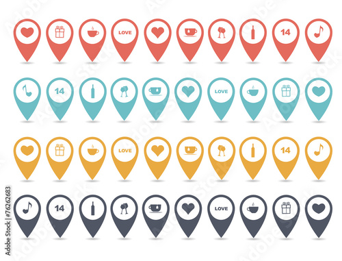 Map markers