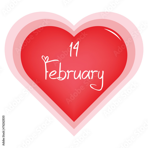 Red Heart for Valentine's day