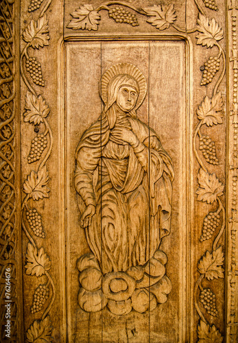 Wooden sacred icon