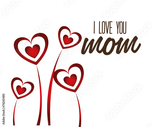 Mom design, vector illustration.