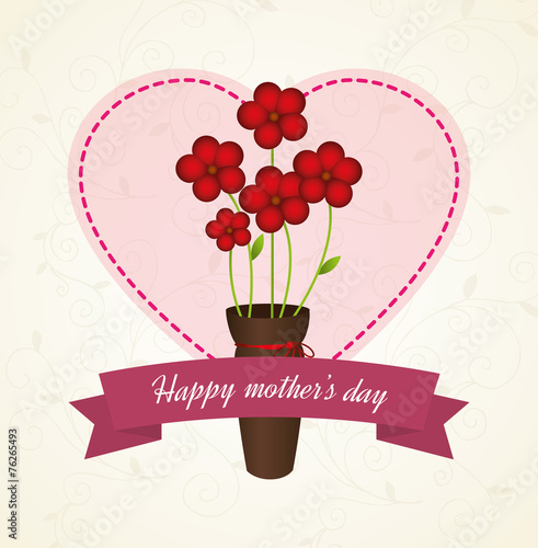 Mom design, vector illustration.