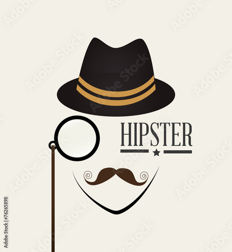Hipster design, vector illustration.