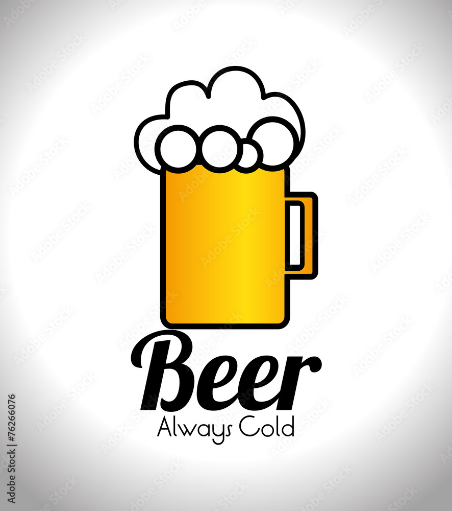 Beer design, vector illustration. Beer design, vector illustration.