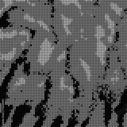 Gray mosaic (abstraction relief)