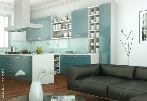 moderne Wohung Interieur Design photo