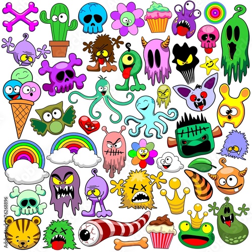 Doodles Cute Icons Set