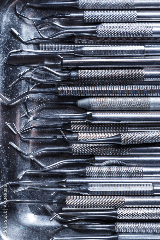 Fototapeta premium Different dental tools