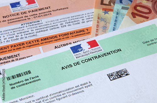 Canvastavla avis de contravention