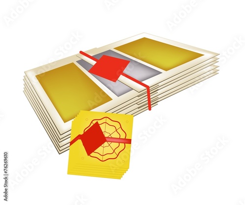 Stack of Joss Paper for Chinese New Year