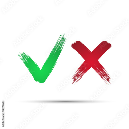 Yes and No check marks4