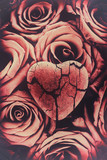 Broken Heart on Roses - Faded