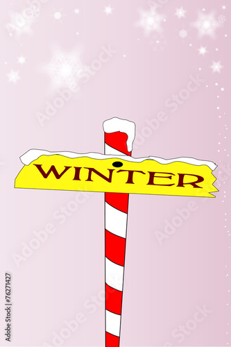 Winter Sign photo