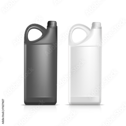 Blank Plastic Jerrycan Canister Gallon Oil