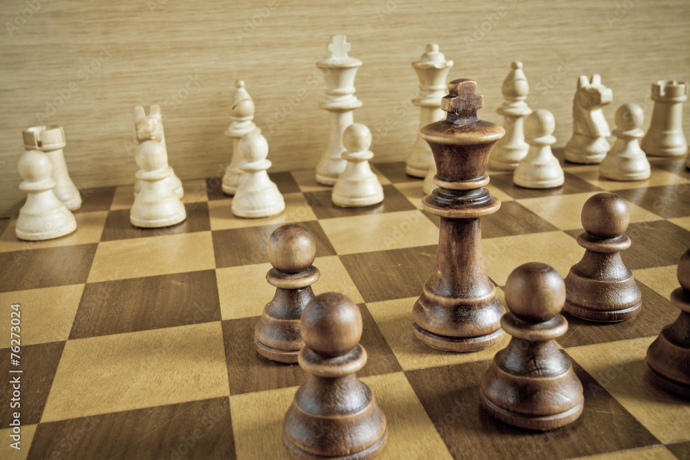 Playing chess Playing chess