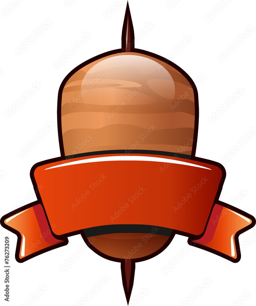 Naklejka premium Logo Dönerspieß