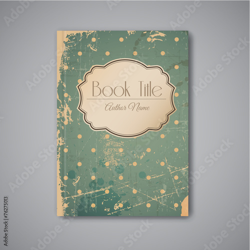 Antique Vector abstract book design template