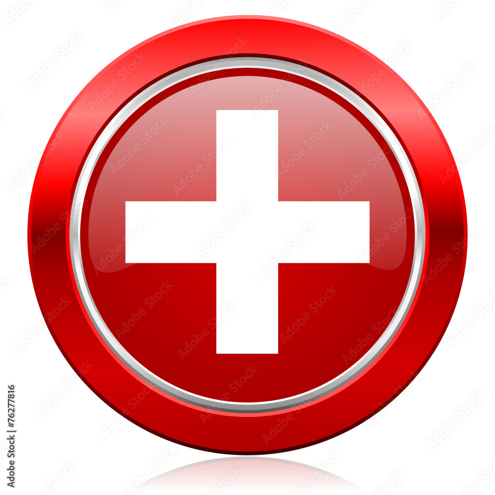 Obraz premium plus icon cross sign