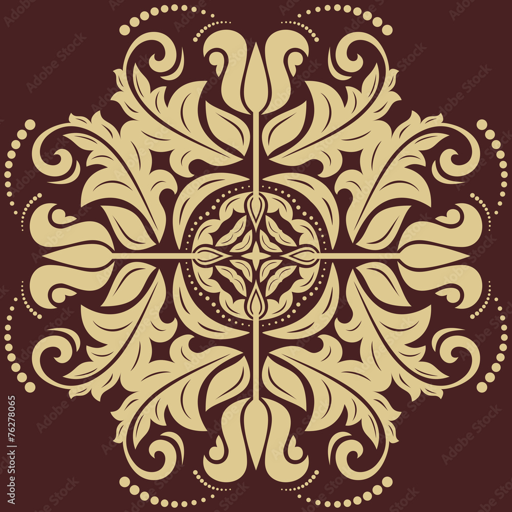 Orient Vector Pattern. Abstract Ornament